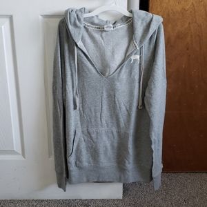 PINK gray hoodie